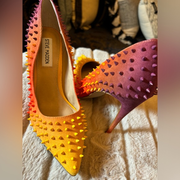 Steve Madden Vala-S Orange Multi Orange Multi 6.5 - Picture 3 of 11